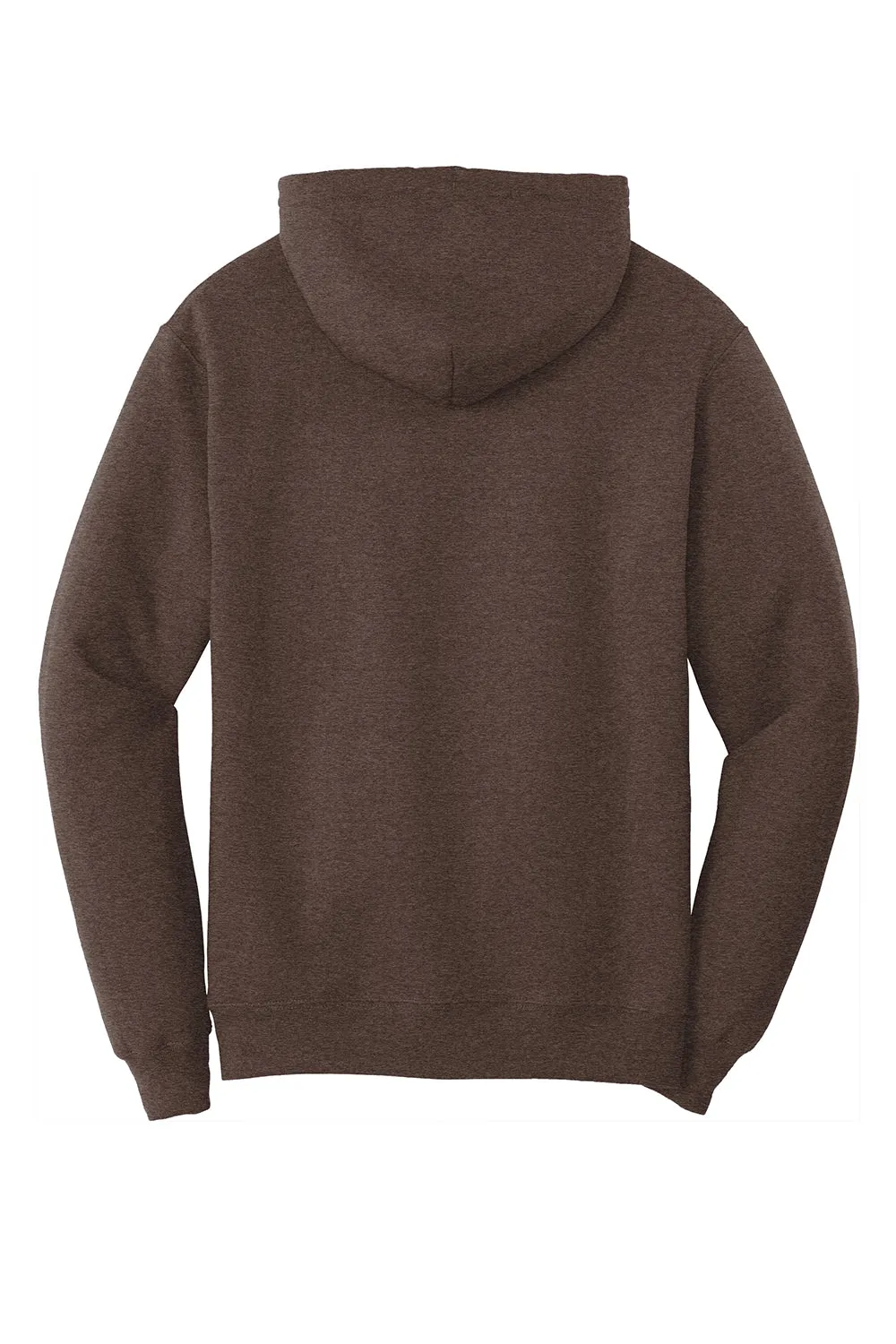 Port & Company Herren Core Pill Resistant Fleece Kapuzenpullover Hoodie mit Beuteltasche - Heather Dunkle Schokoladenbraun