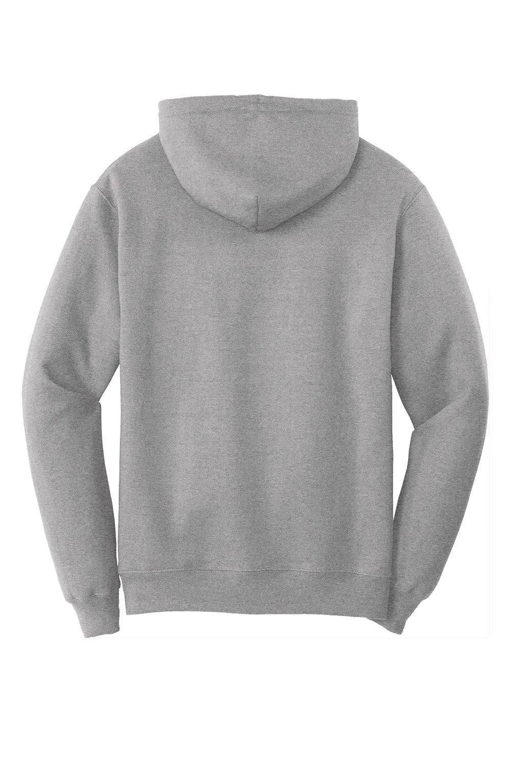 Port & Company Herren Core Pill Resistant Fleece Kapuzenpullover Hoodie mit Kangaroo-Tasche - Heather Grey