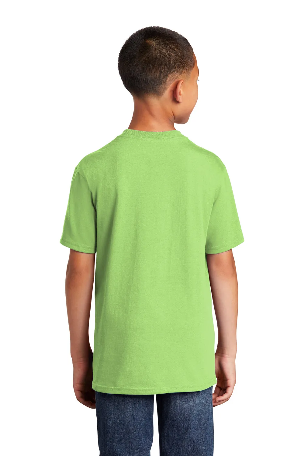 Port & Company Jugend Basic Kurzarm T-Shirt - Limettengrün