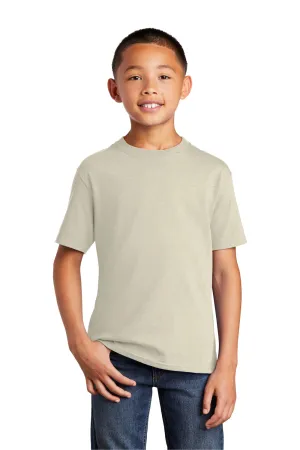 Port & Company Jugend Basic Kurzarm T-Shirt - Natur