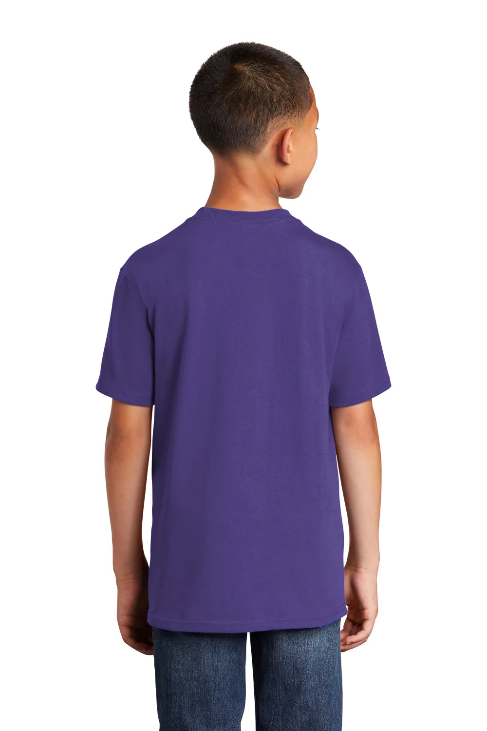 Port & Company Jugend Basic Kurzarm T-Shirt - Lila