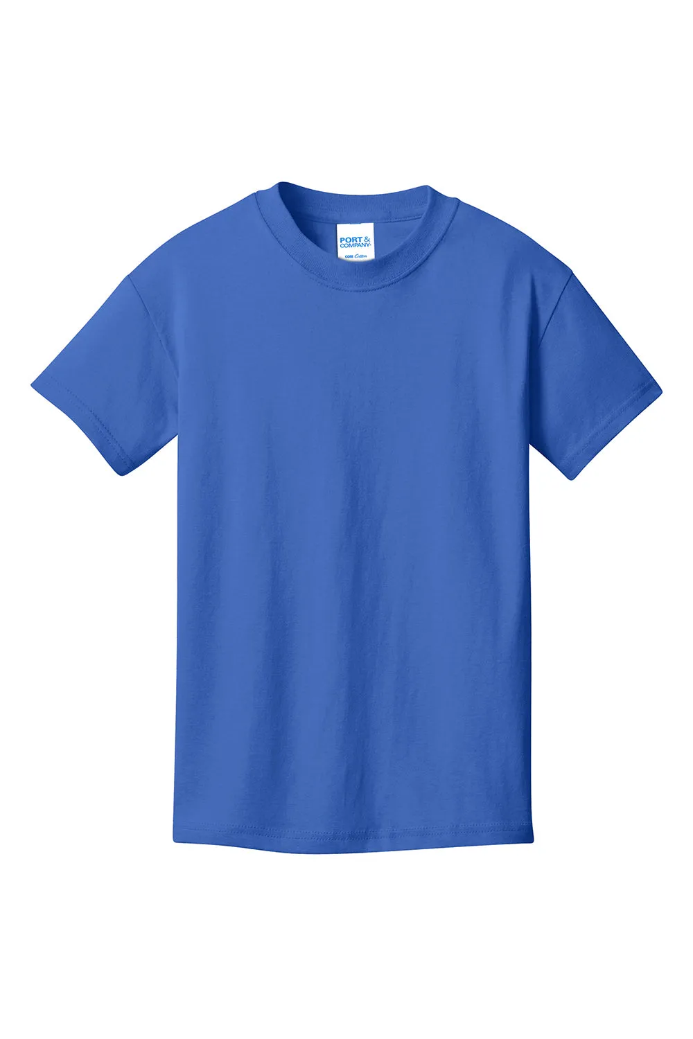 Port & Company Jugend Basic Kurzarm Rundhals T-Shirt - Königsblau