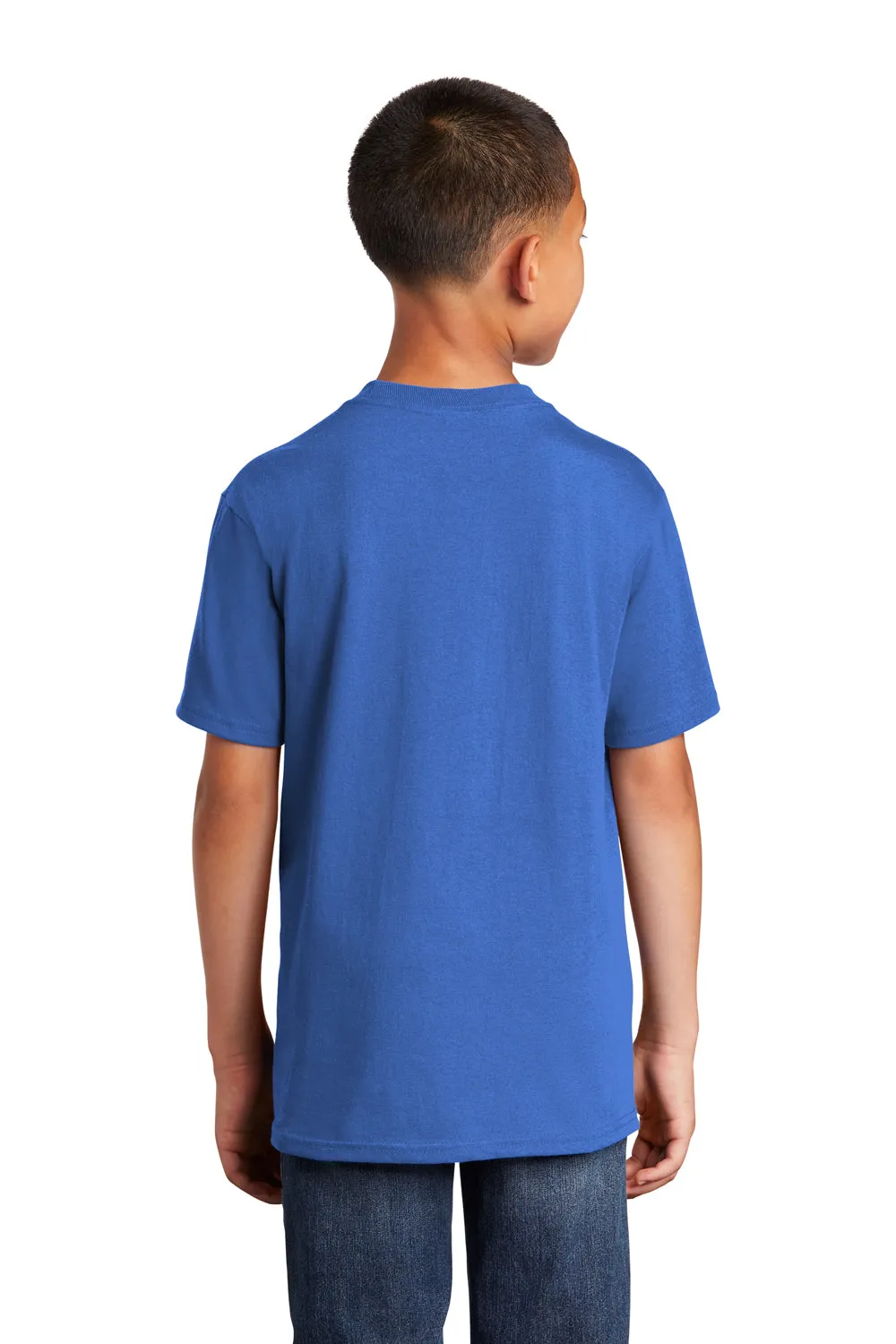 Port & Company Jugend Basic Kurzarm Rundhals T-Shirt - Königsblau