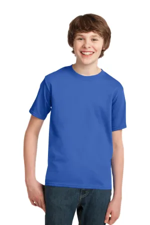 Port & Company Jugend Essential Kurzarm Rundhals T-Shirt - Königsblau