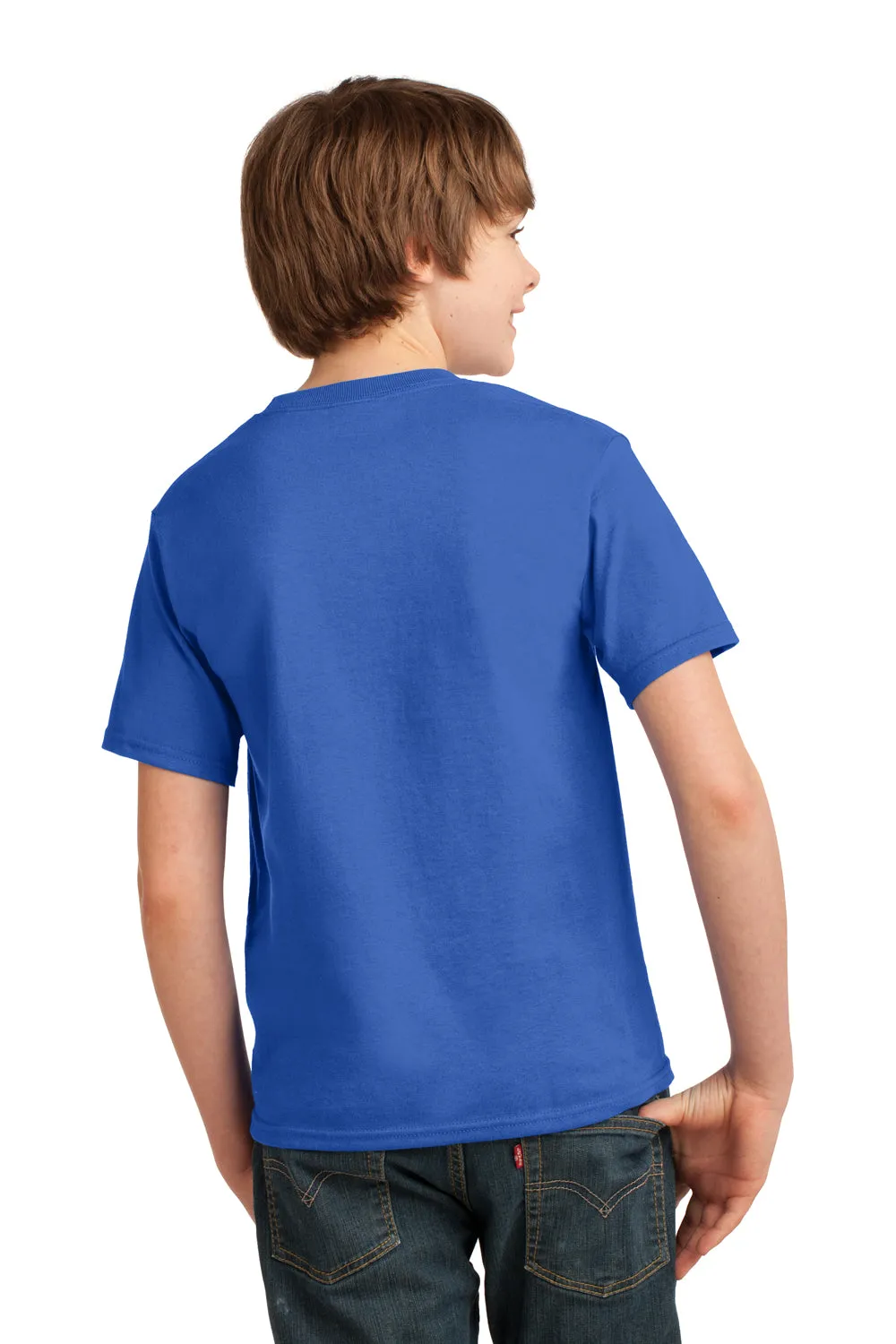 Port & Company Jugend Essential Kurzarm Rundhals T-Shirt - Königsblau