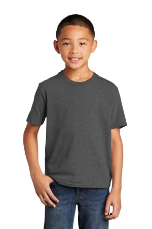 Port & Company Jugend Fan Favorit Kurzarm Rundhals T-Shirt - Heather Dunkelgrau