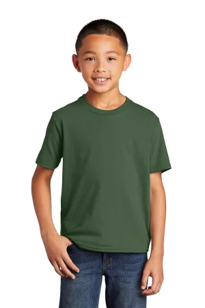 Port & Company Jugend Fan Favorit Kurzarm Rundhals T-Shirt - Olivgrün