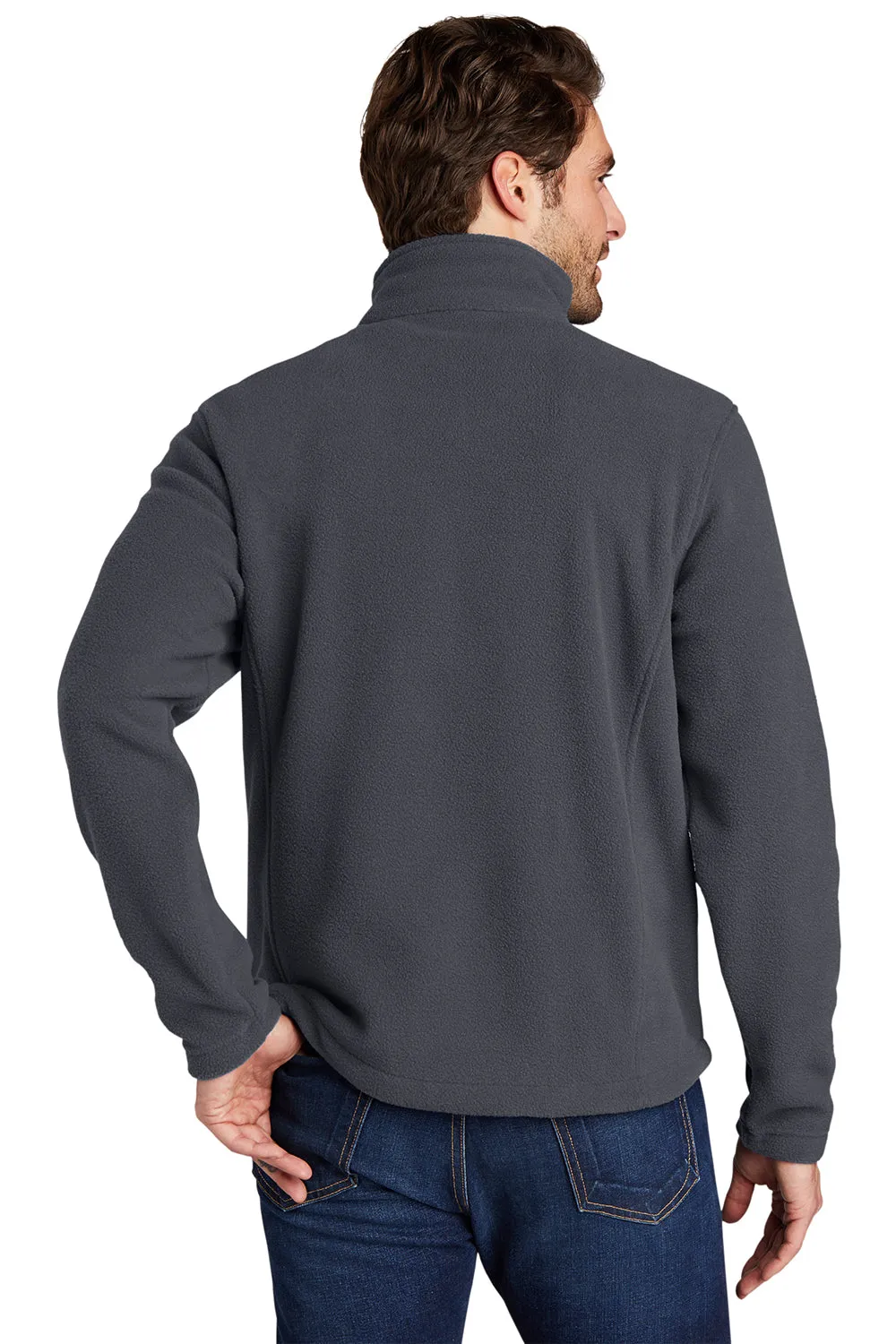 Port Authority Herren Fleece 1/4 Zip Sweatshirt - Eisengrau