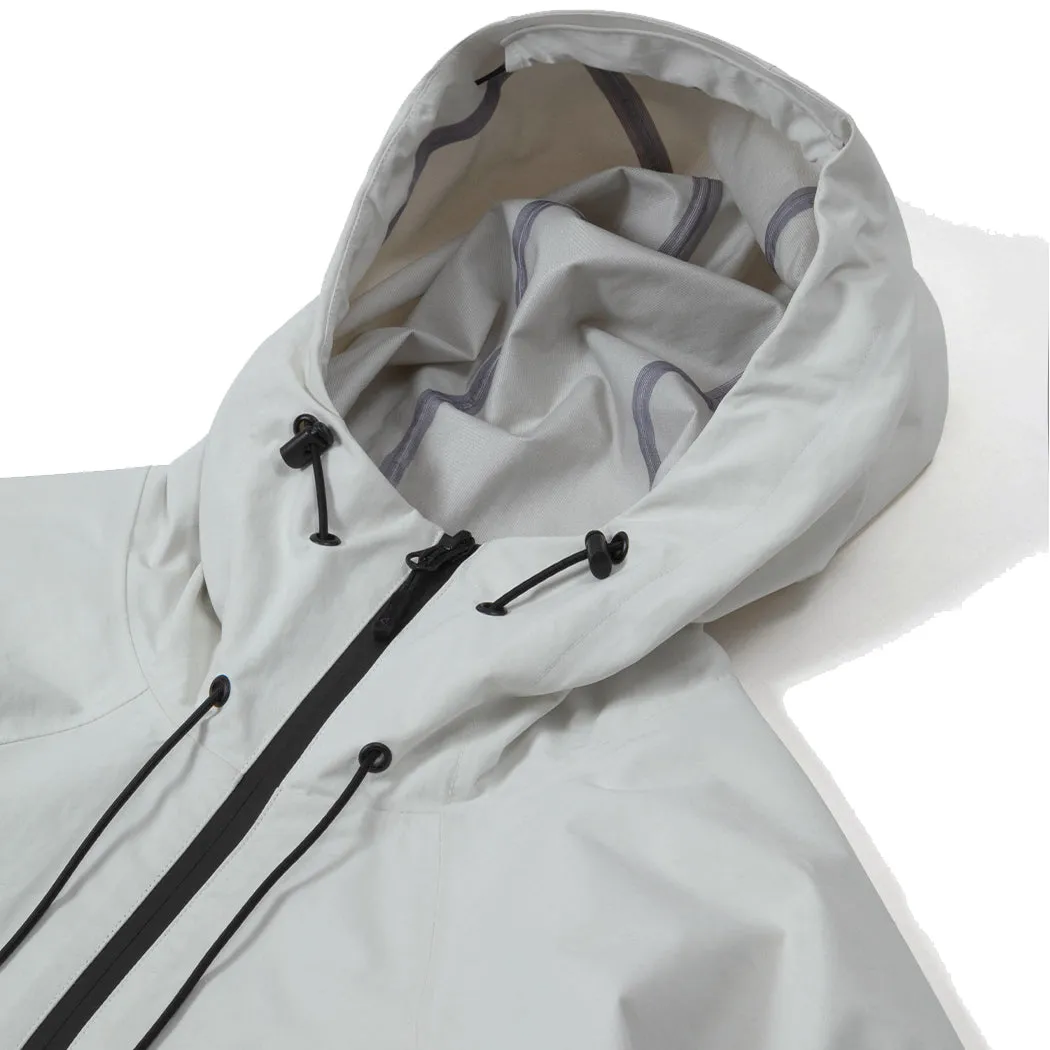 Purple Mountain Observatorium 3-Schichten Shell Jacke Weiß