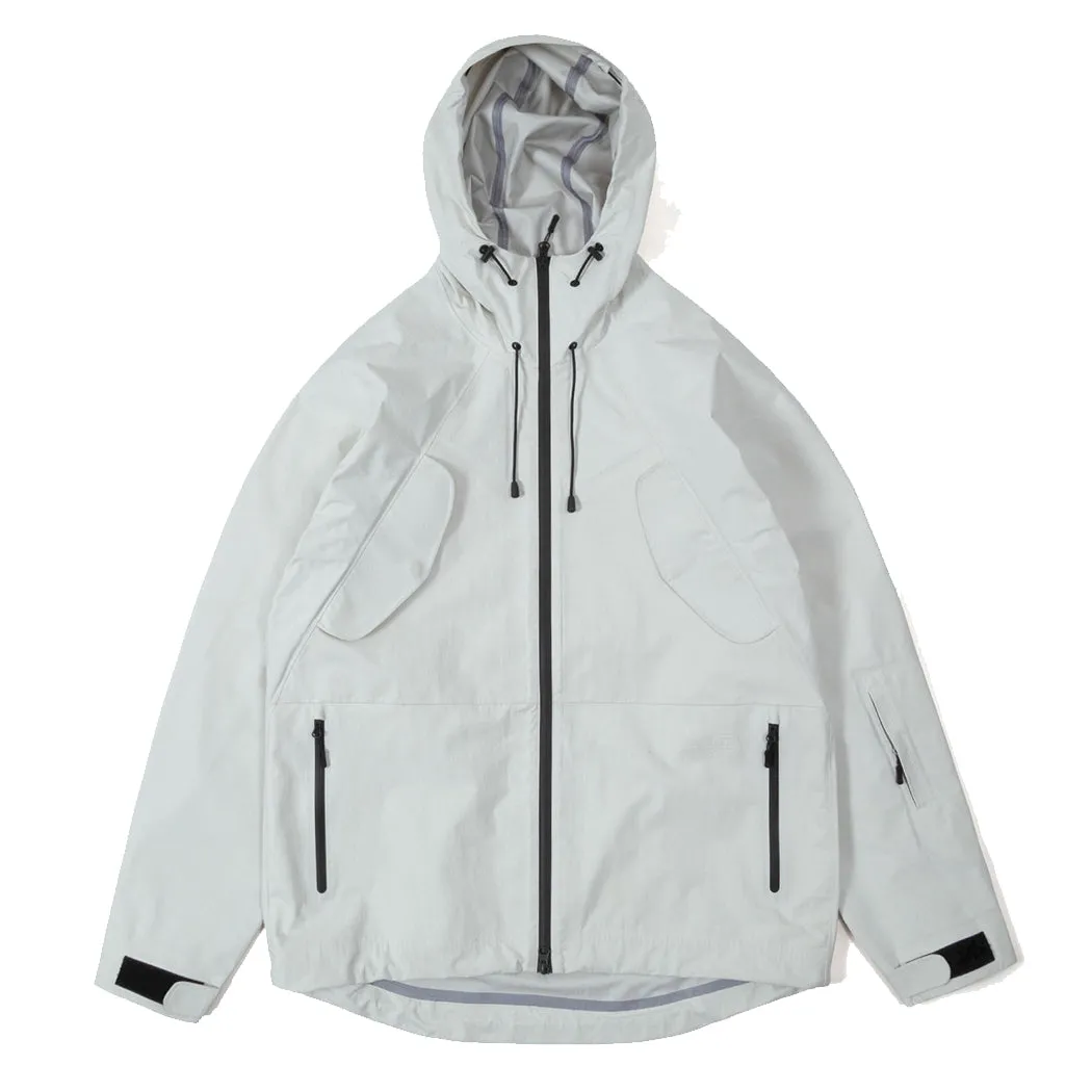 Purple Mountain Observatorium 3-Schichten Shell Jacke Weiß
