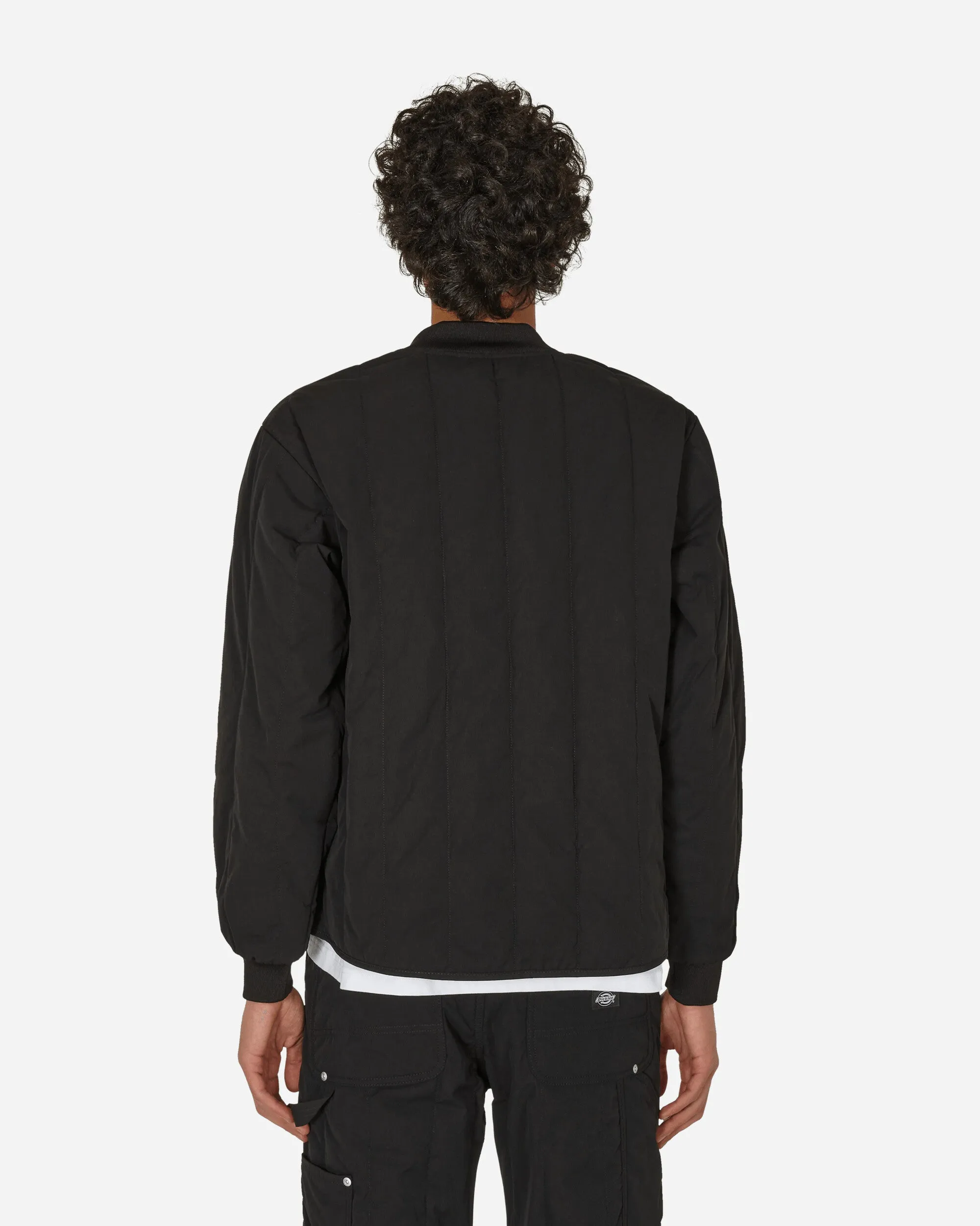 Gesteppte Jacke Schwarz