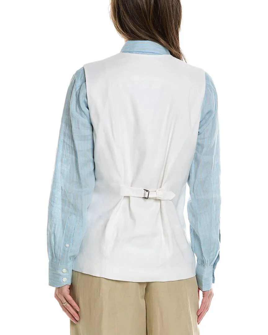 rag & bone Charlotte Leinen-Mix-Weste