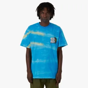 Real Bad Man x Gramicci Future Days T-Shirt / Blau Tie Dye