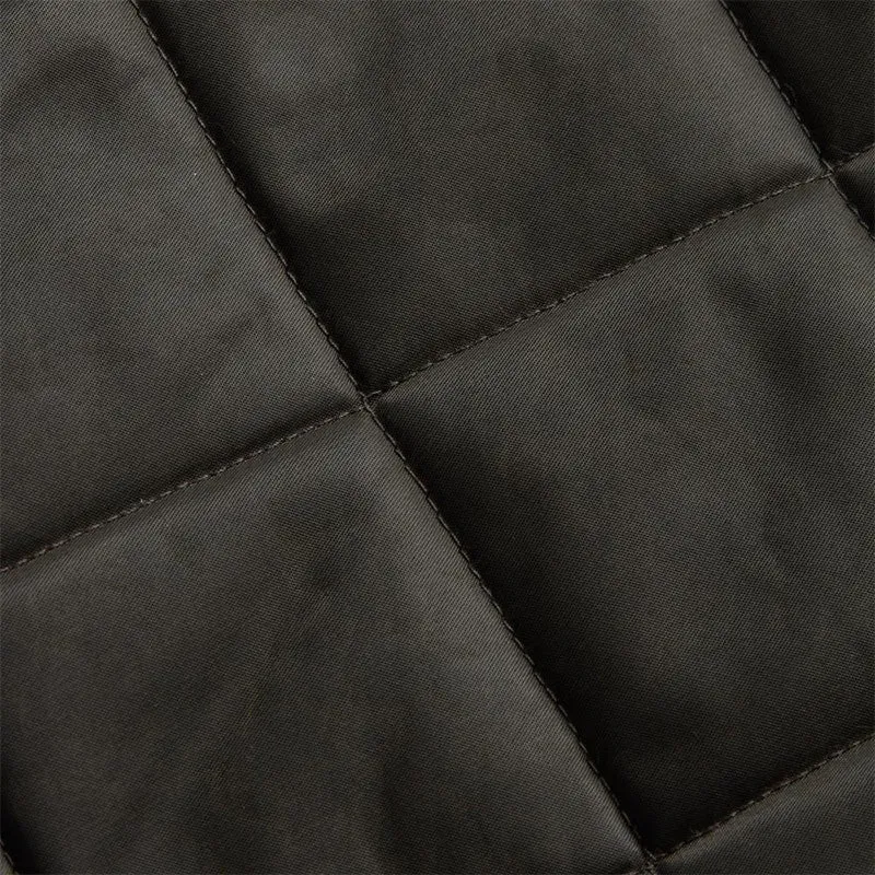 RRL von Ralph Lauren Steppter Twill-Futter Jacke Vintage Schwarz