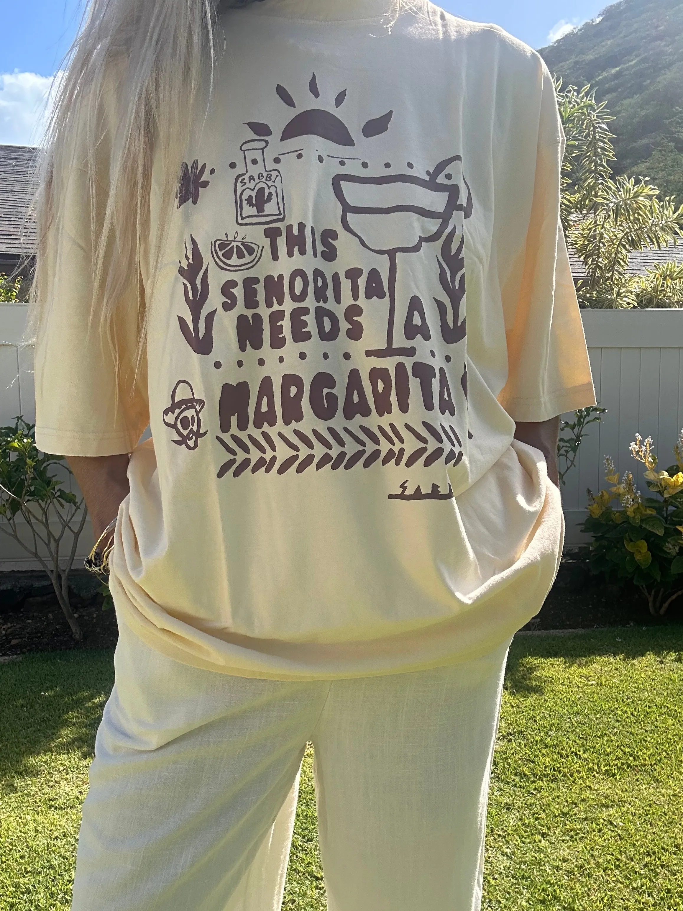 SABBI Das Margie Übergroßes T-Shirt - Latte
