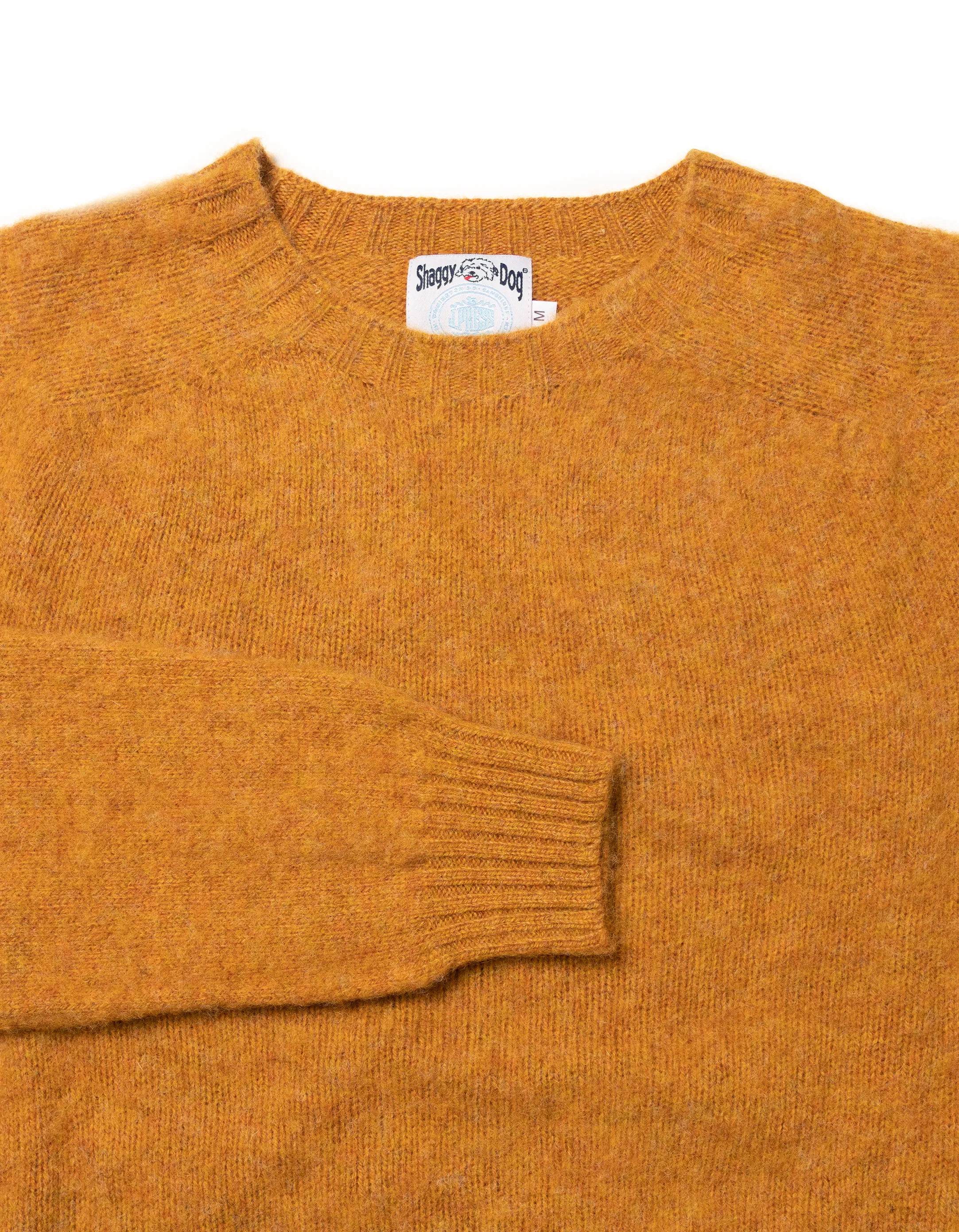 SHAGGY DOG PULLOVER GELB-MIX - TAILIERTER SCHNITT