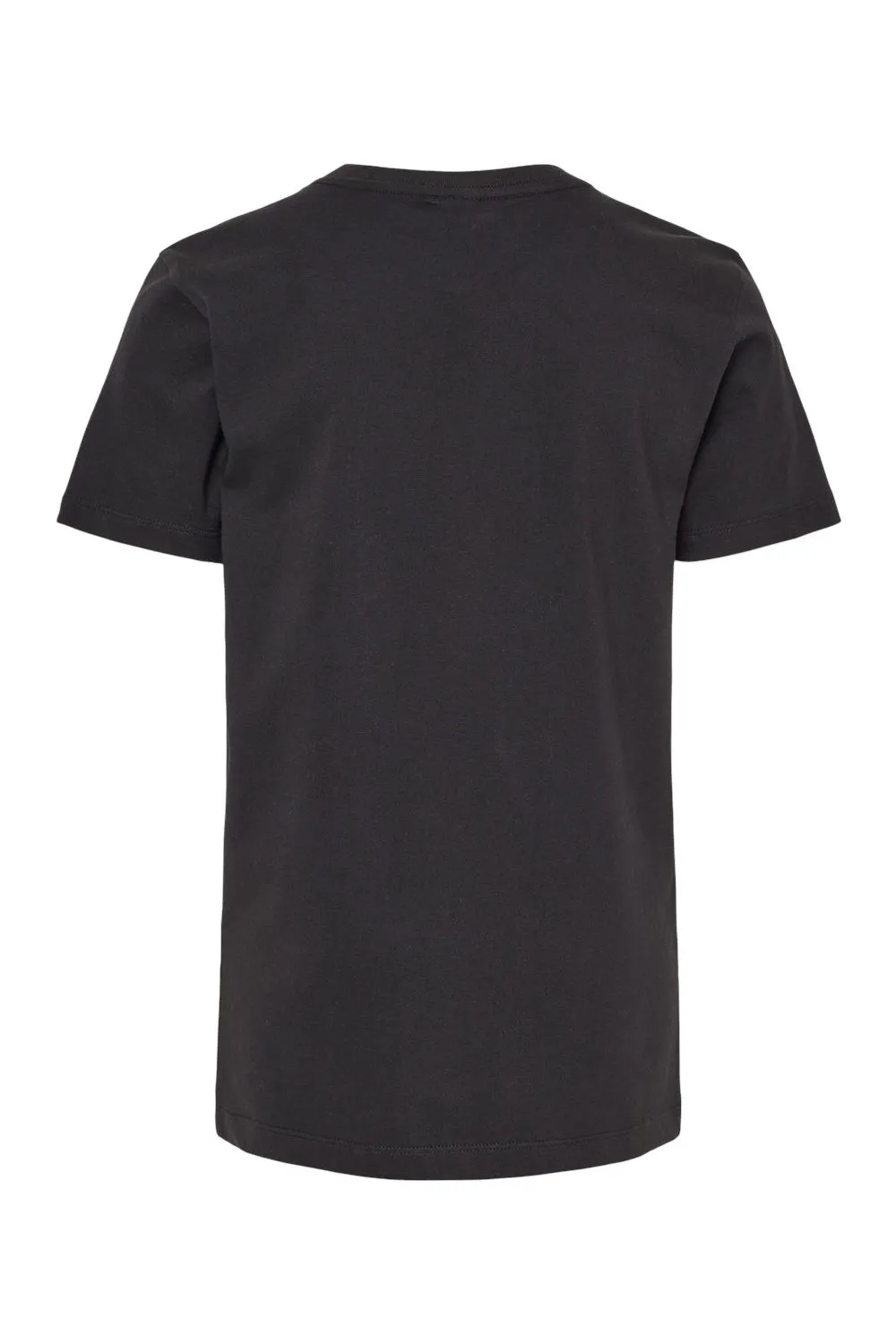 SoftShirts Jugend Bio-Kurzarm-T-Shirt mit Rundhalsausschnitt - Schwarz