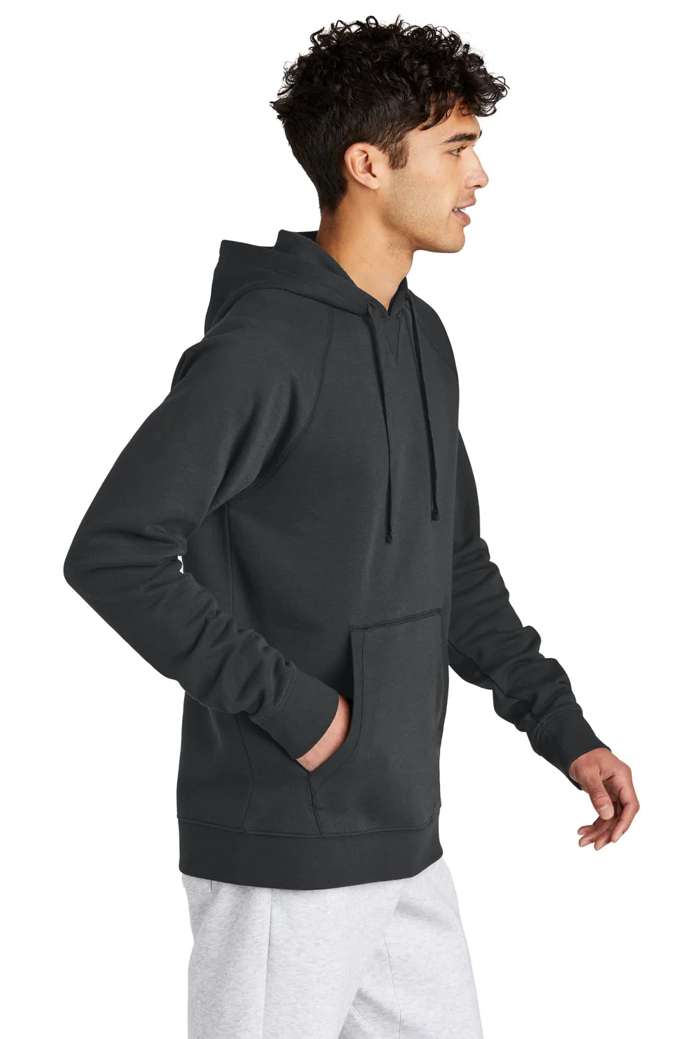 Sport-Tek Herren Drive Fleece Kapuzenpullover mit Kangaroo-Tasche - Anthrazitgrau