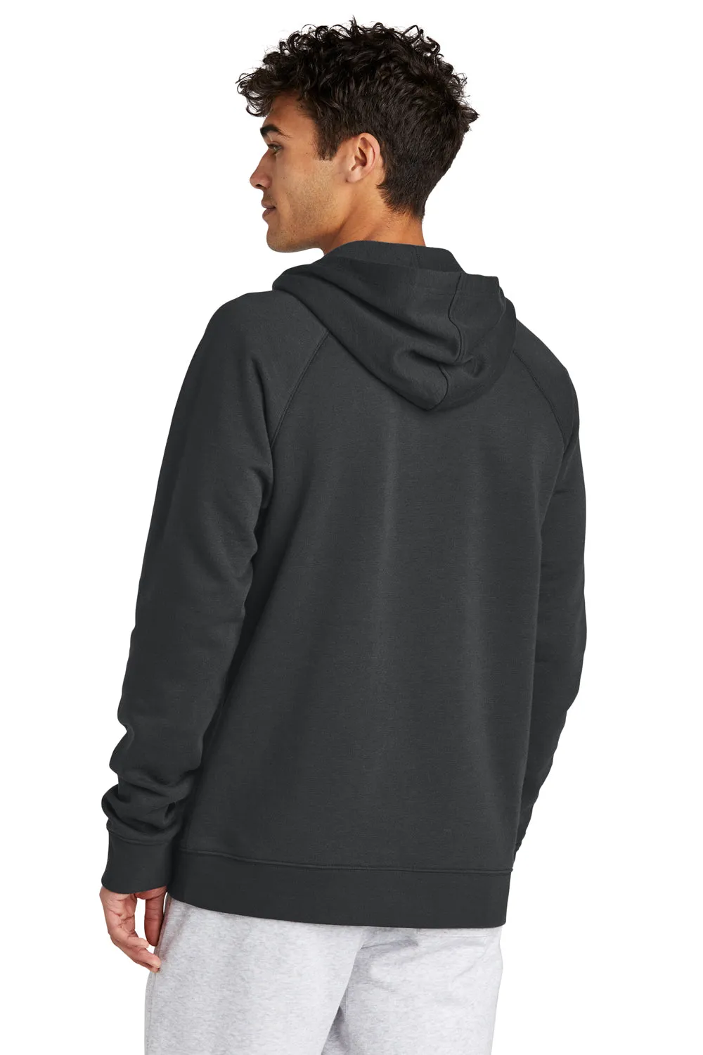 Sport-Tek Herren Drive Fleece Kapuzenpullover mit Kangaroo-Tasche - Anthrazitgrau