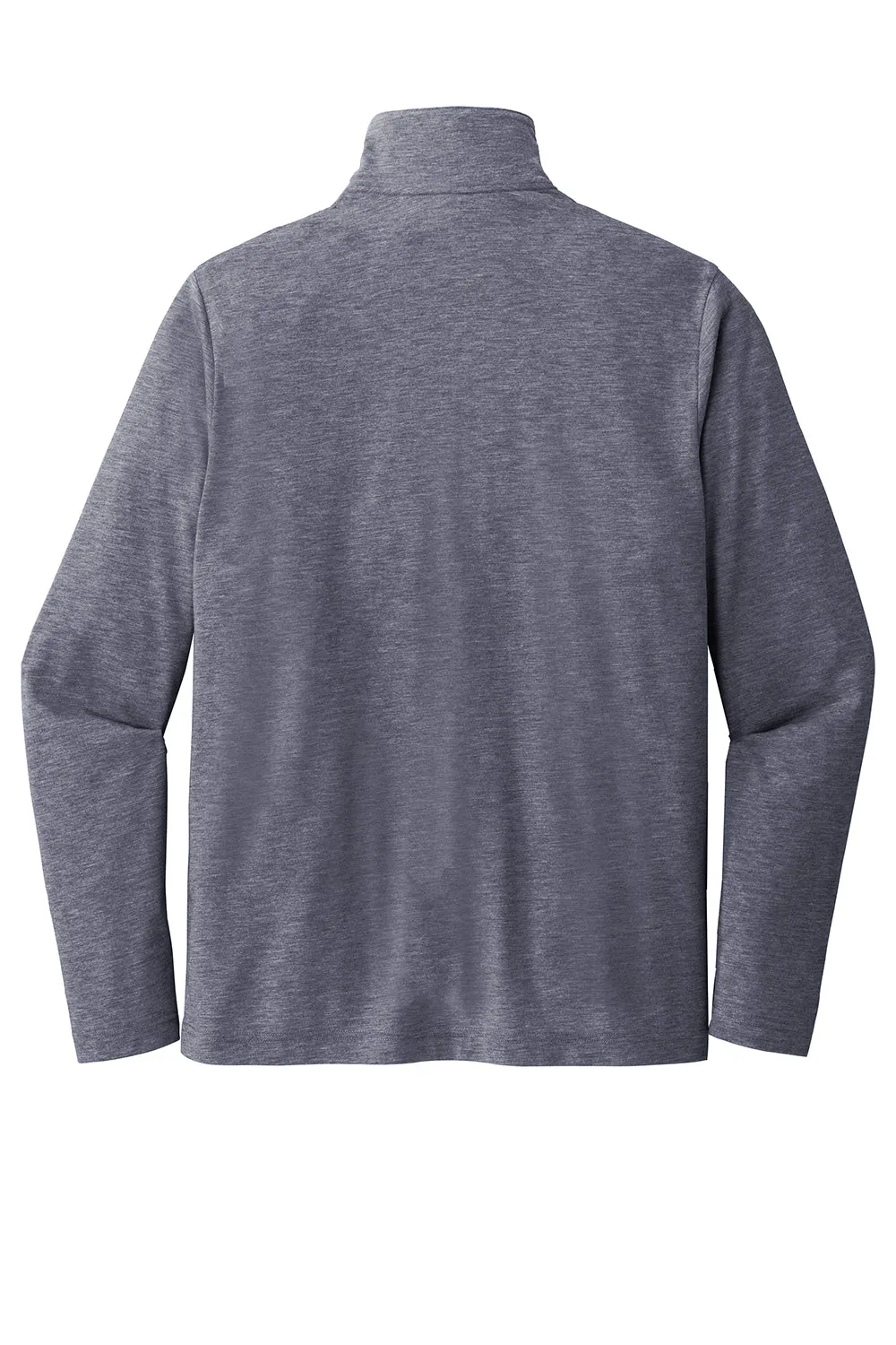 Sport-Tek Herren Feuchtigkeitstransportierendes 1/4-Zip Sweatshirt - Meliertes Echt Marineblau