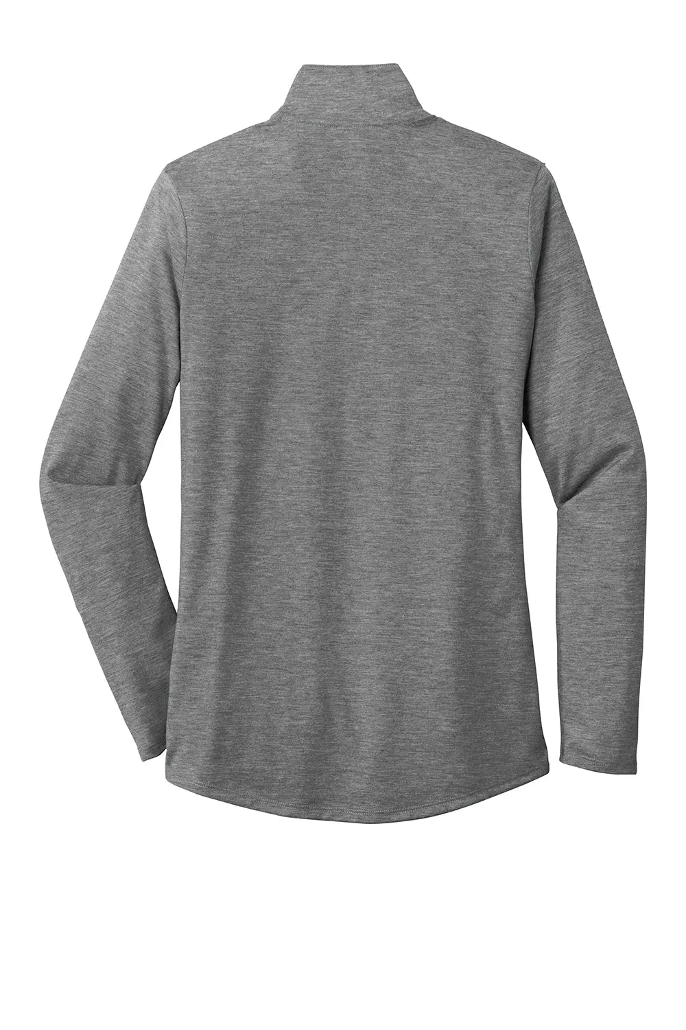 Sport-Tek Damen Feuchtigkeitstransportierender 1/4-Zip Pullover - Heather Dunkelgrau