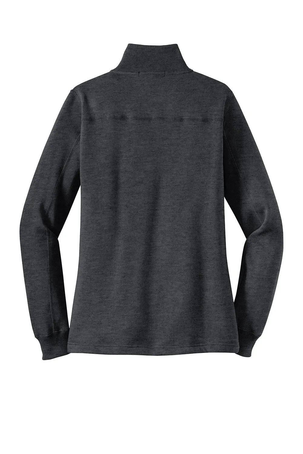 Sport-Tek Damen Fleece-Pullover mit 1/4-Zip und Schrumpffestigkeit - Heather Graphitgrau