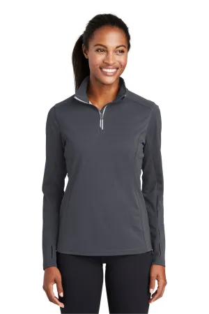 Sport-Tek Damen Sport-Wick Feuchtigkeitstransportierendes 1/4-Zip Sweatshirt - Eisengrau