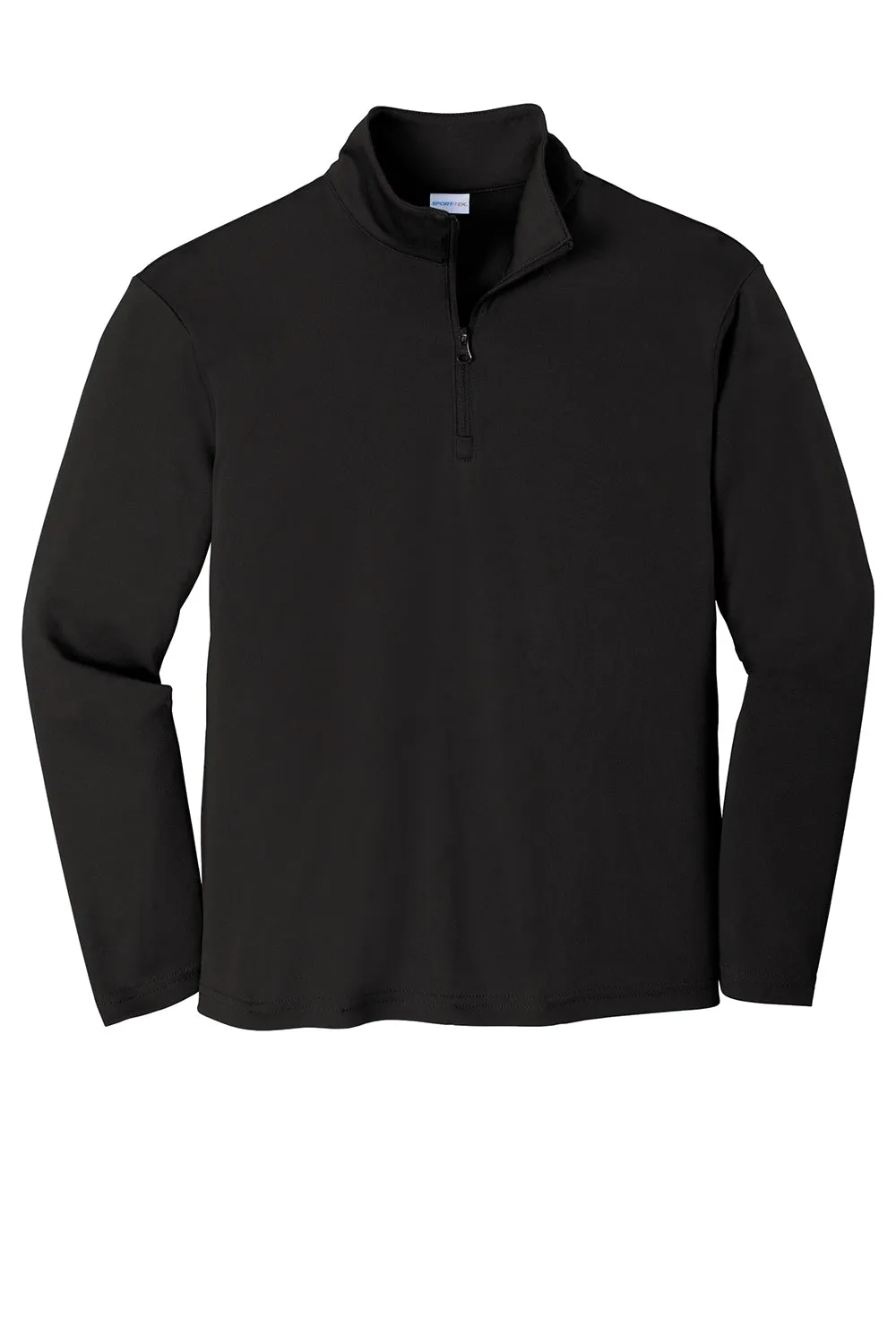 Sport-Tek Jugend Competitor Feuchtigkeitstransportierendes 1/4-Zip Sweatshirt - Schwarz