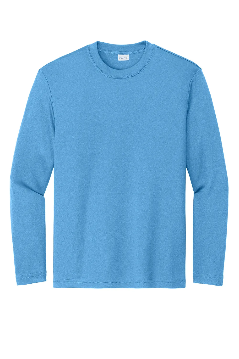 Sport-Tek Jugend Competitor Feuchtigkeitstransportierendes Langarm-Crewneck T-Shirt - Carolina Blau