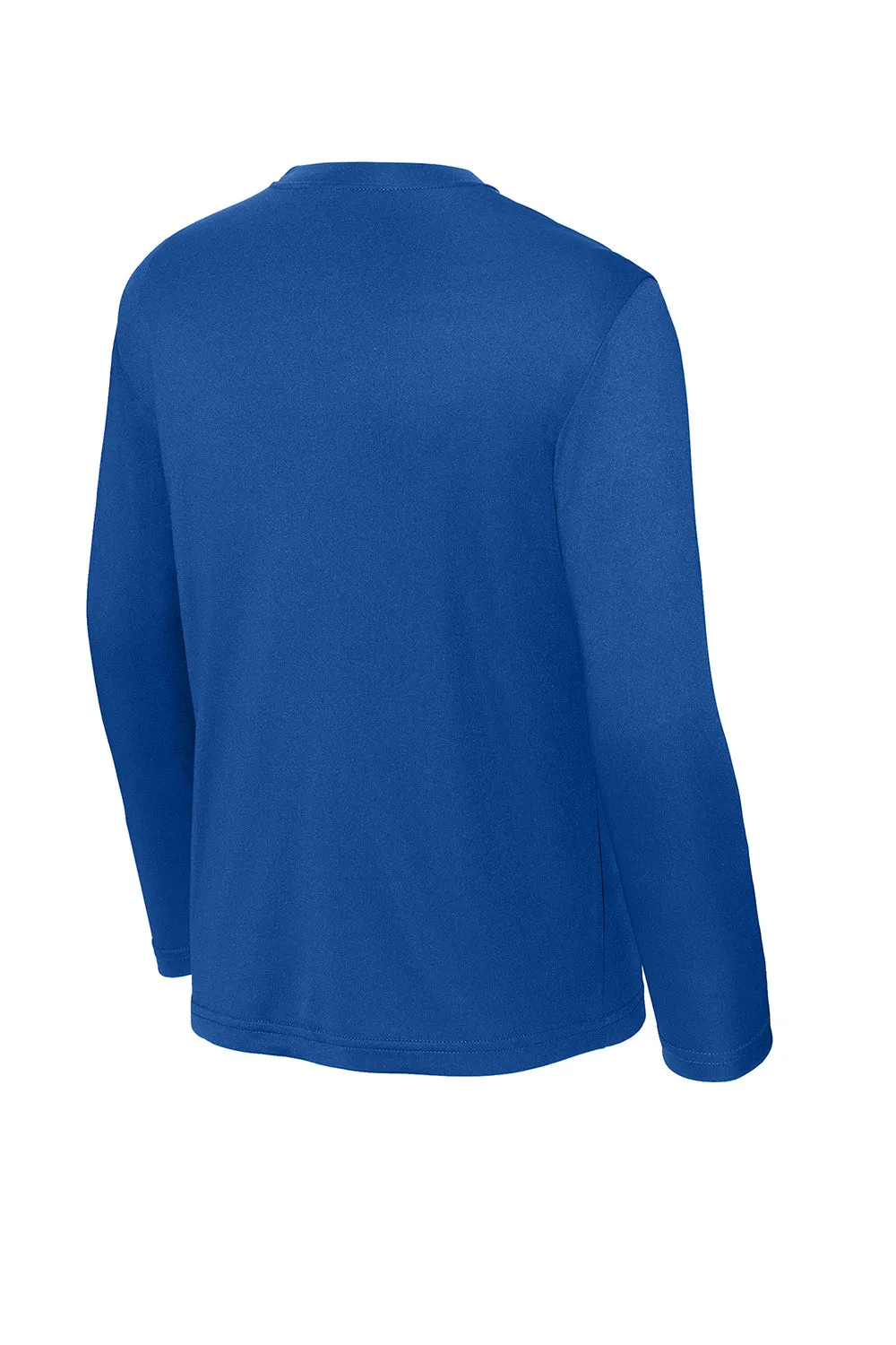 Sport-Tek Jugend Competitor Feuchtigkeitstransportierendes Langarm-Crewneck T-Shirt - Echtes Königsblau