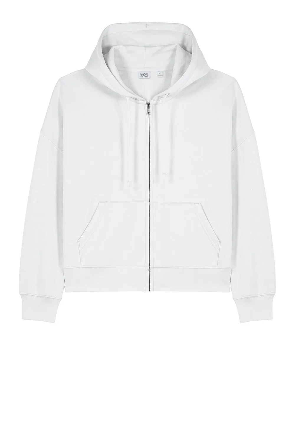 Stanley/Stella Damen Ida Kapuzenpullover mit Reißverschluss und Taschen - Weiß