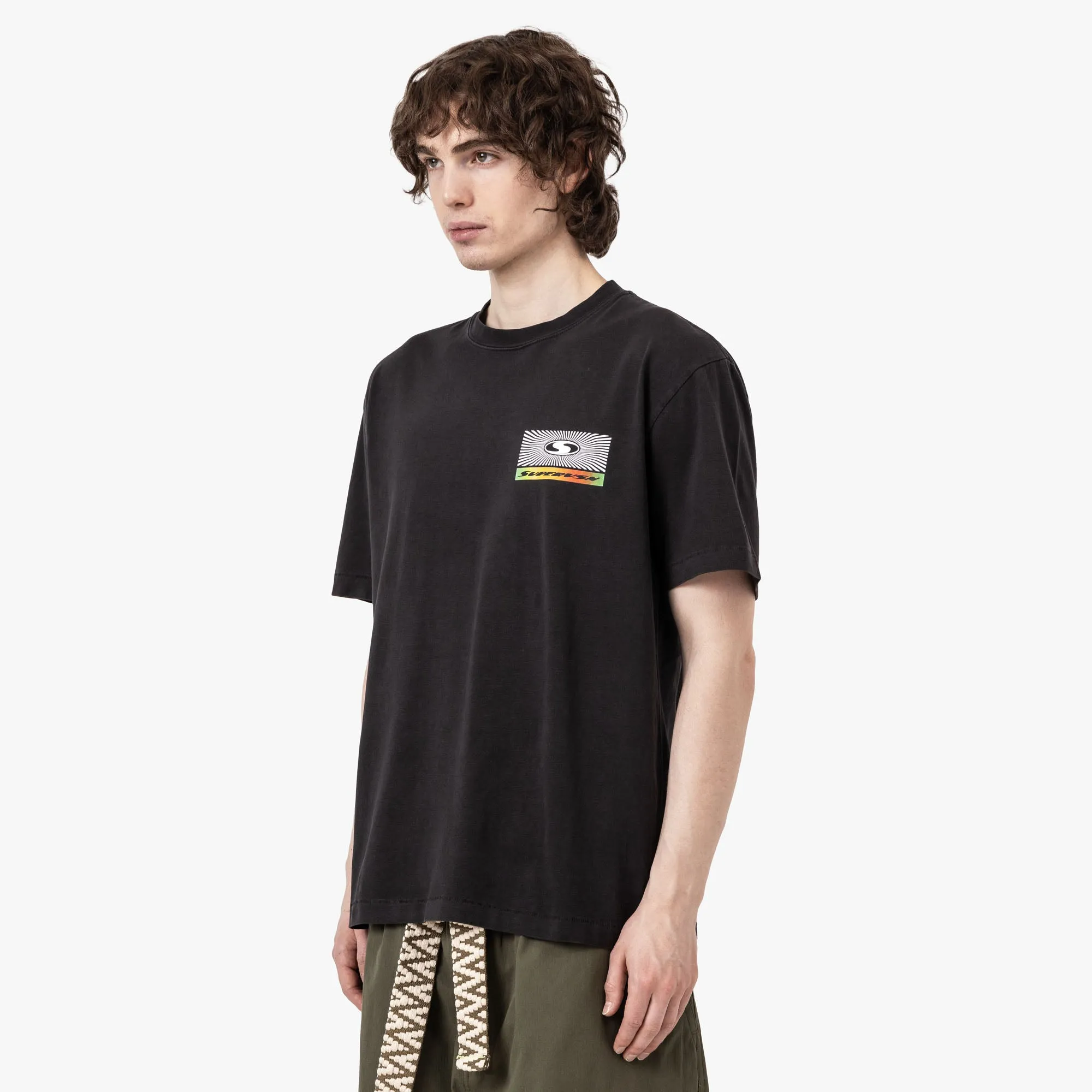 Supervsn Vibrate Higher T-Shirt / Vintage Schwarz