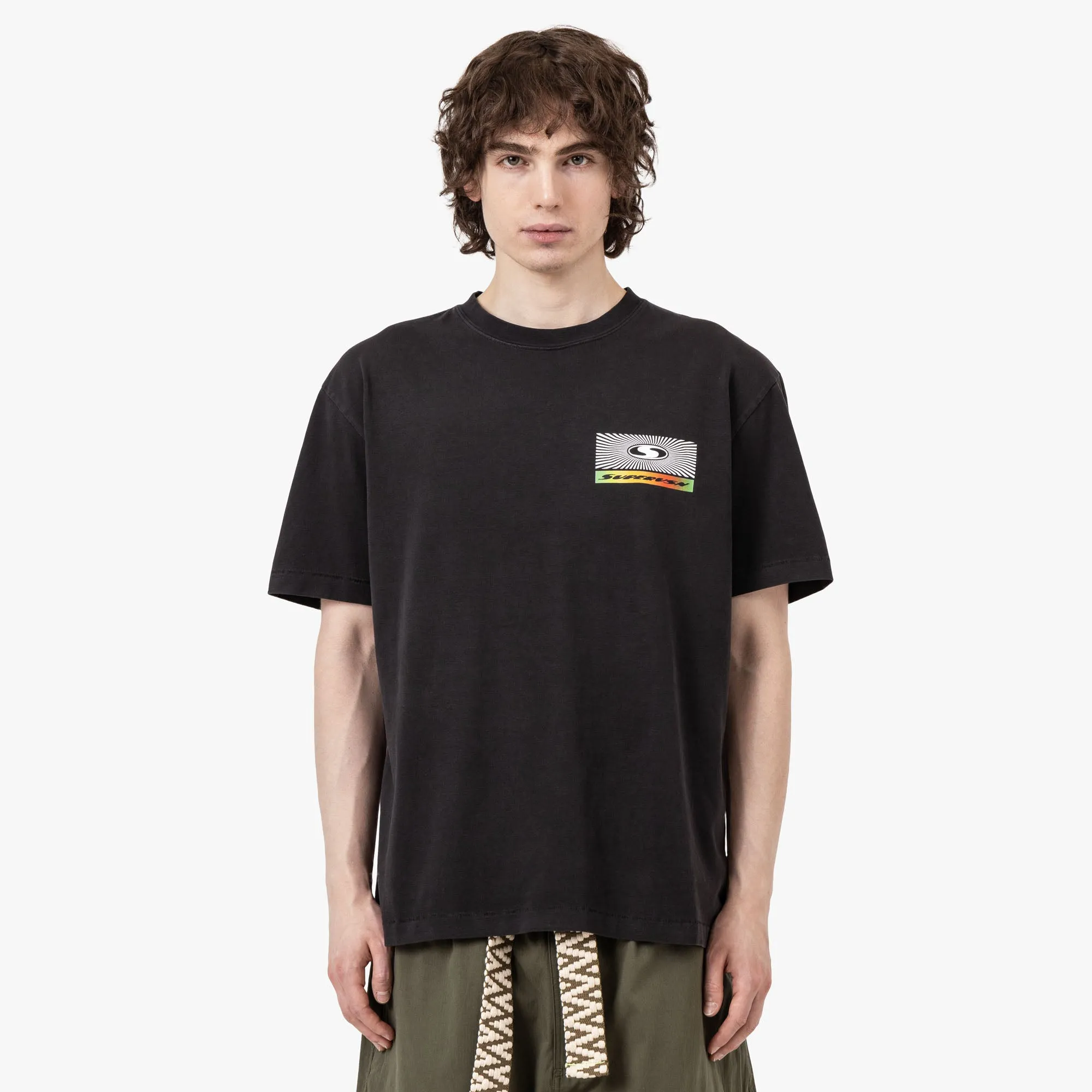 Supervsn Vibrate Higher T-Shirt / Vintage Schwarz