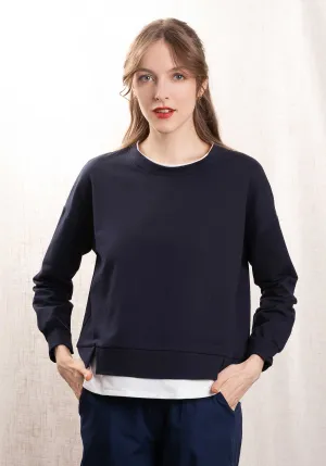 Sweatshirt A1895 Dunkelblau