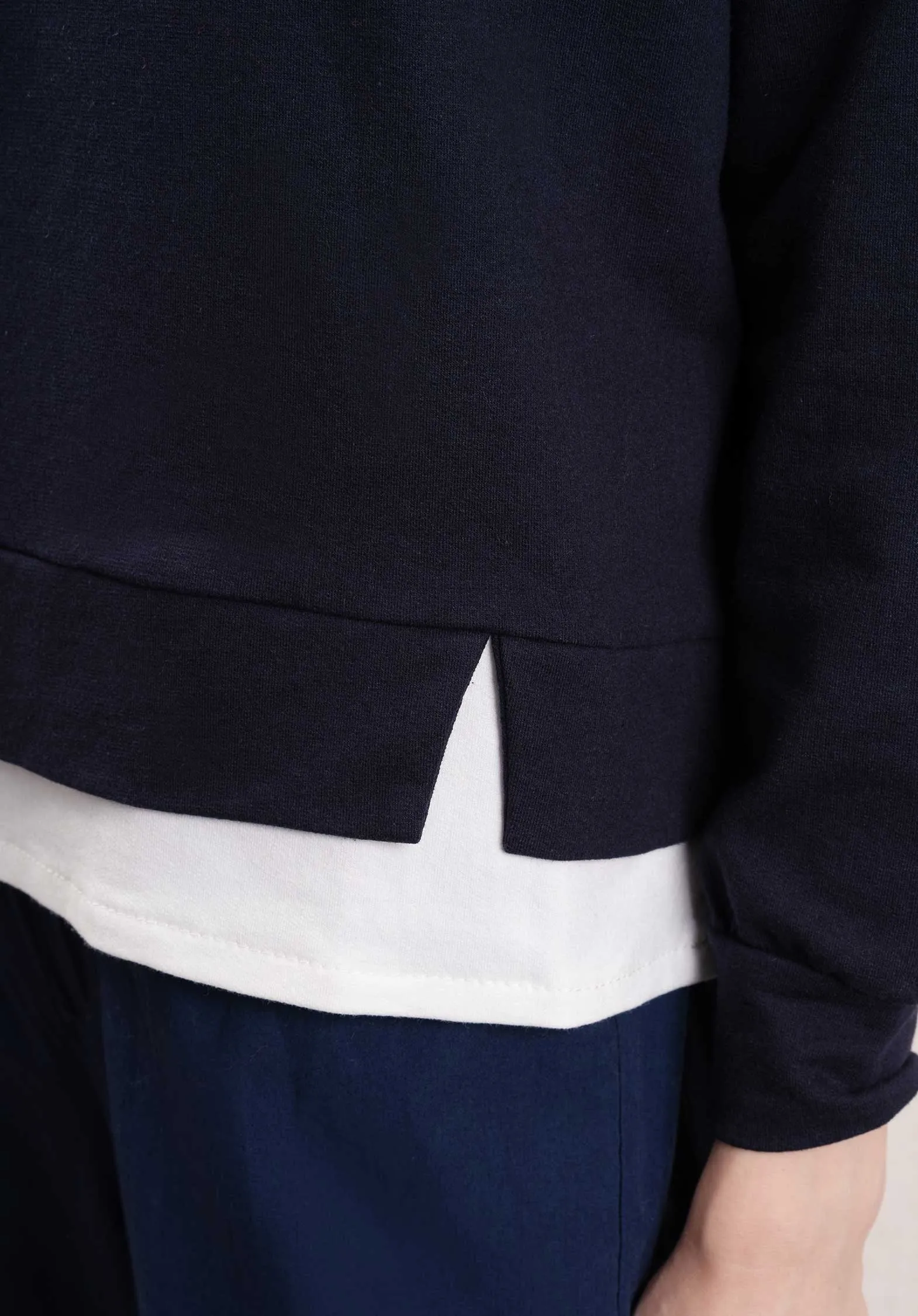 Sweatshirt A1895 Dunkelblau