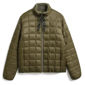 Taion Down Boa Reversible Jacke Olive / Dunkeloliv