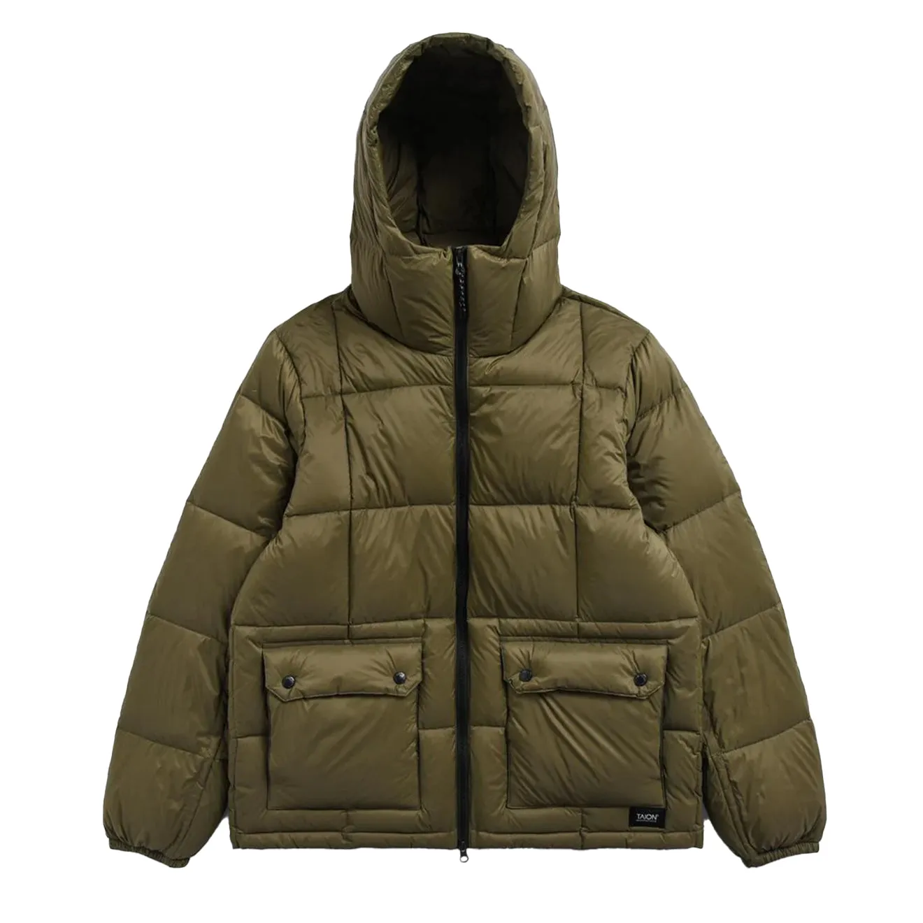 Taion Volume Kapuzenjacke in Oliv