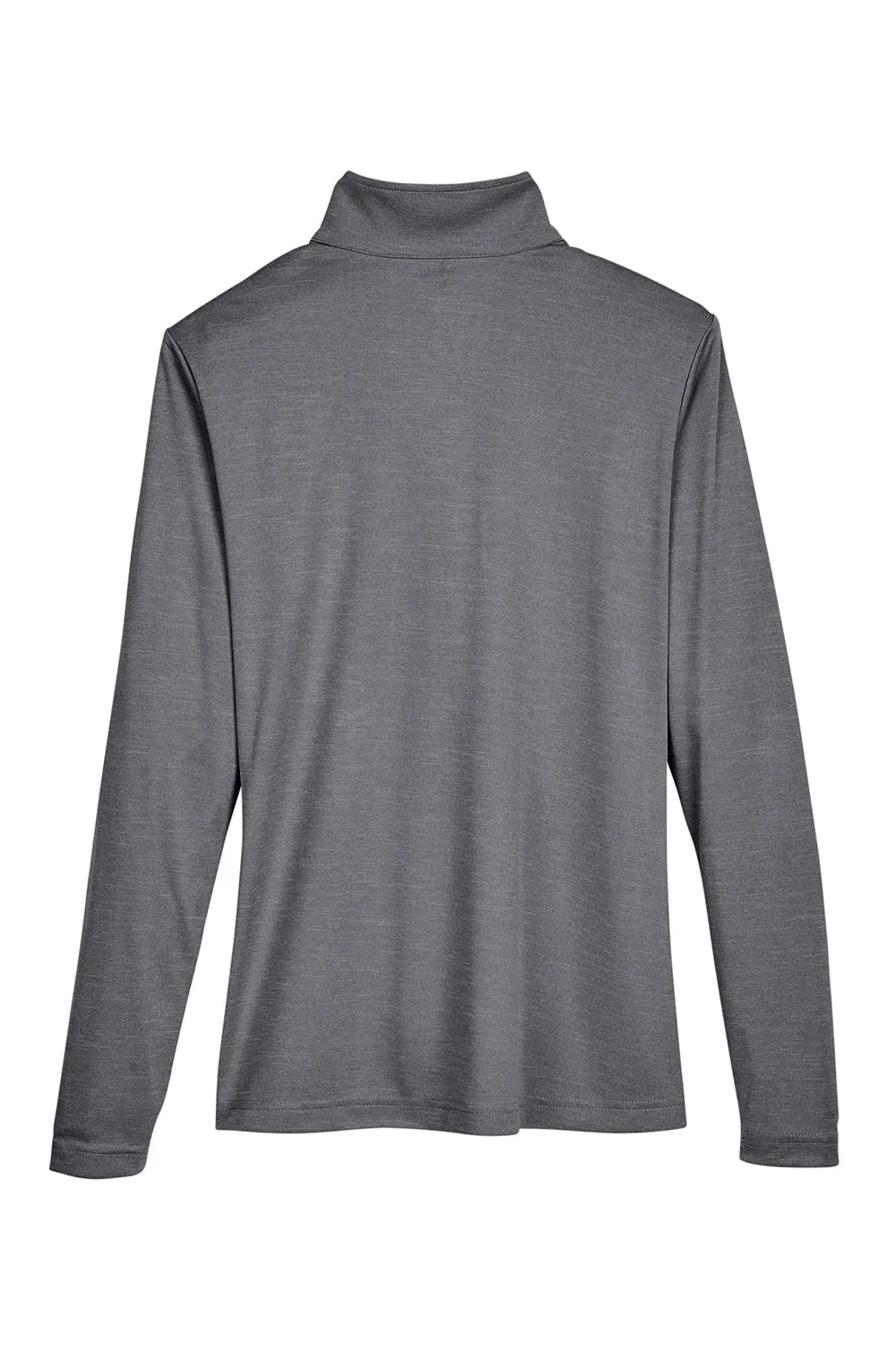 Team 365 Damen Zone Sonic Performance Feuchtigkeitstransportierendes 1/4-Zip Sweatshirt - Heather Dunkelgrau