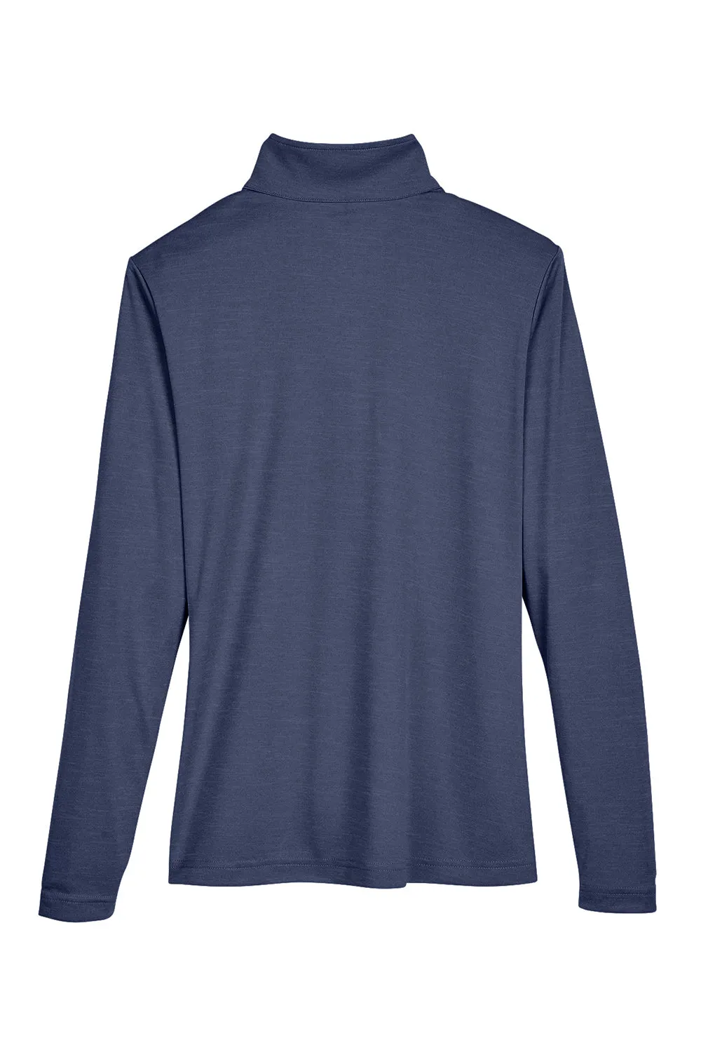 Team 365 Damen Zone Sonic Performance Feuchtigkeitstransportierendes 1/4-Zip Sweatshirt - Heather Dunkelmarineblau