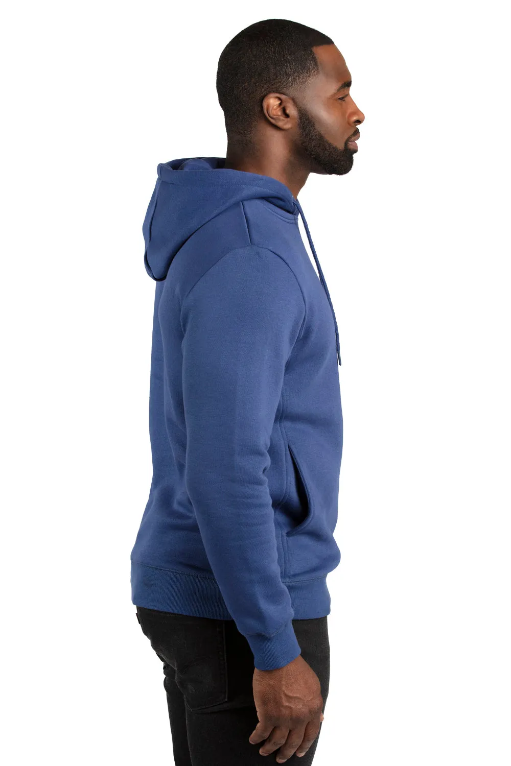 Threadfast Apparel Herren Ultimate Fleece Kapuzenpullover mit Taschen - Marineblau