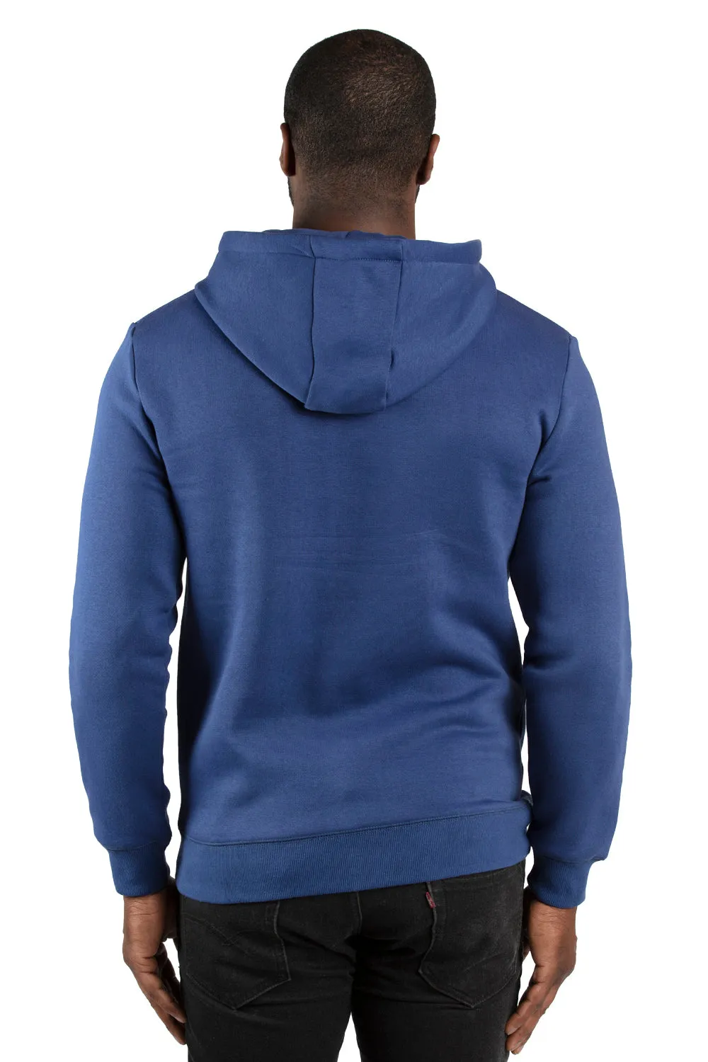 Threadfast Apparel Herren Ultimate Fleece Kapuzenpullover mit Taschen - Marineblau