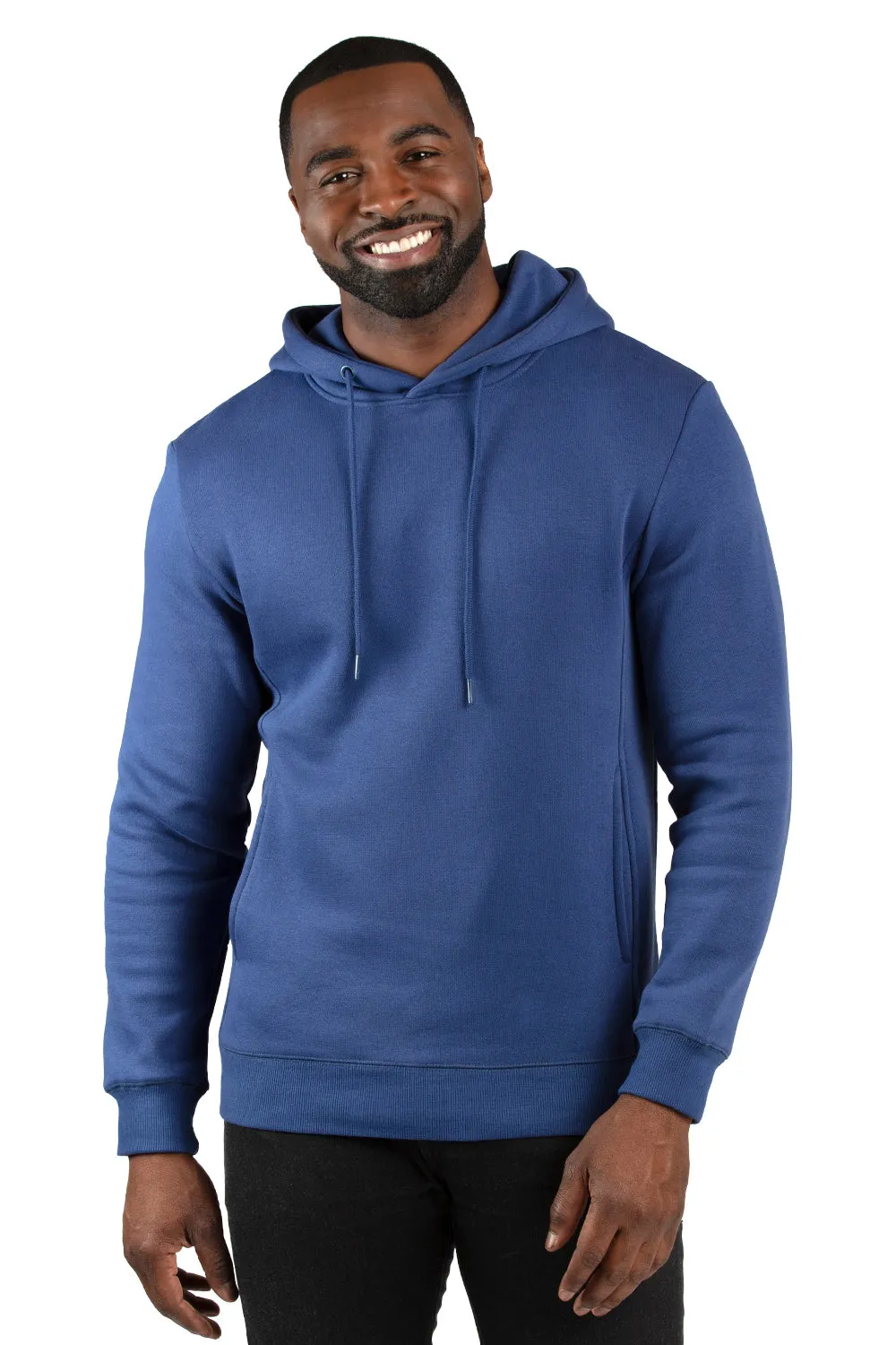 Threadfast Apparel Herren Ultimate Fleece Kapuzenpullover mit Taschen - Marineblau