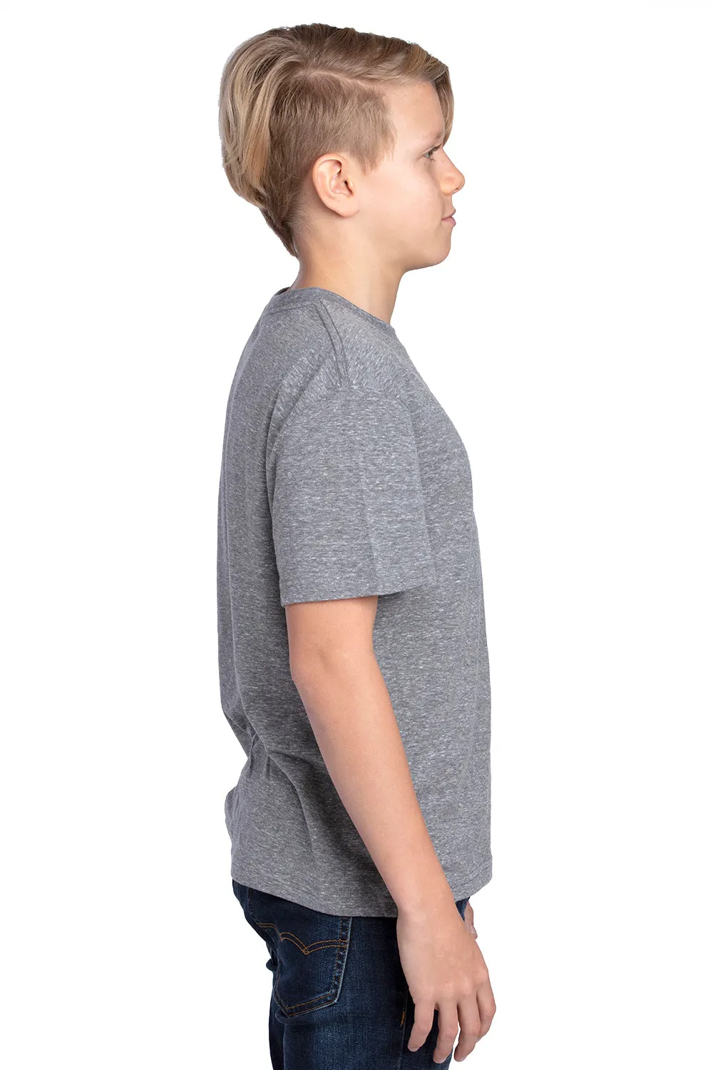 Threadfast Apparel Jugend Kurzarm Rundhals T-Shirt - Grau