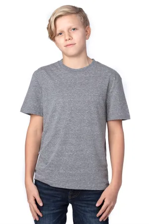 Threadfast Apparel Jugend Kurzarm Rundhals T-Shirt - Grau