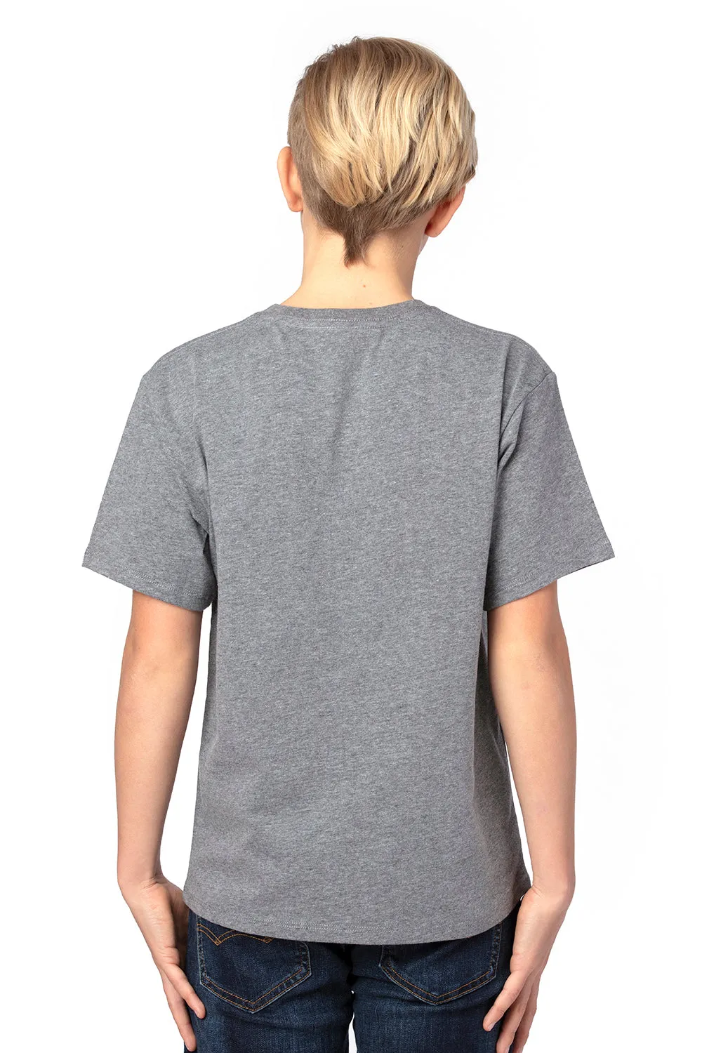 Threadfast Apparel Jugend Kurzarm Rundhals T-Shirt - Grau