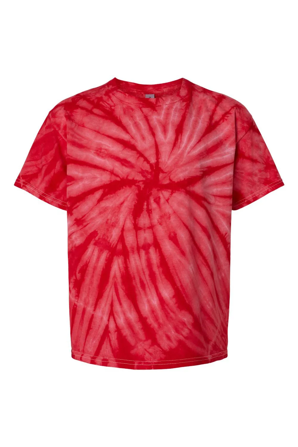 Tie-Dye Jugend Kurzarm Rundhals T-Shirt - Rot