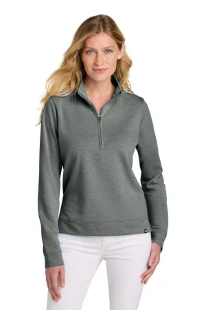 TravisMathew Damen Coveside Knitterfreies 1/4-Zip Sweatshirt - Heather Dunkelgrau