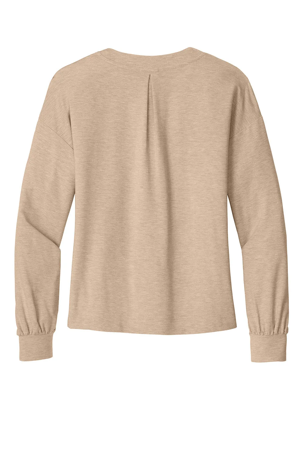 TravisMathew Damen Long Weekend V-Ausschnitt Sweatshirt - Heather Natur