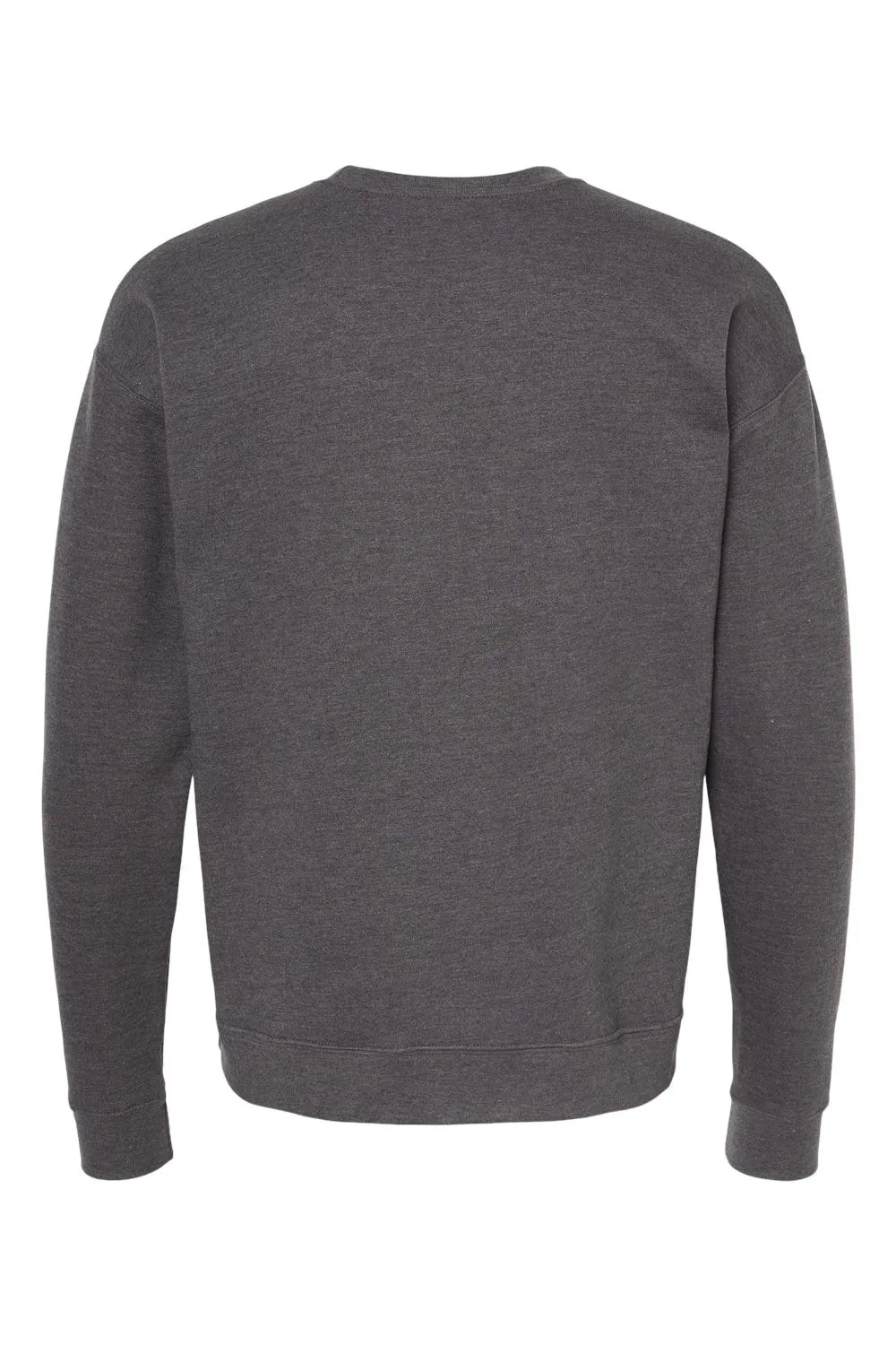 Tultex Herren Fleece Pullover - Meliertes Anthrazitgrau