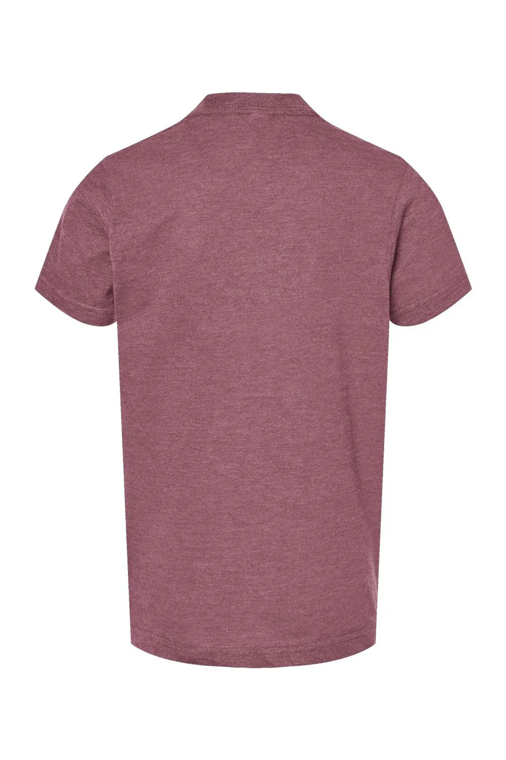 Tultex Jugendfein-Jersey Kurzarm-Rundhals-T-Shirt - Heather Cassis Pink